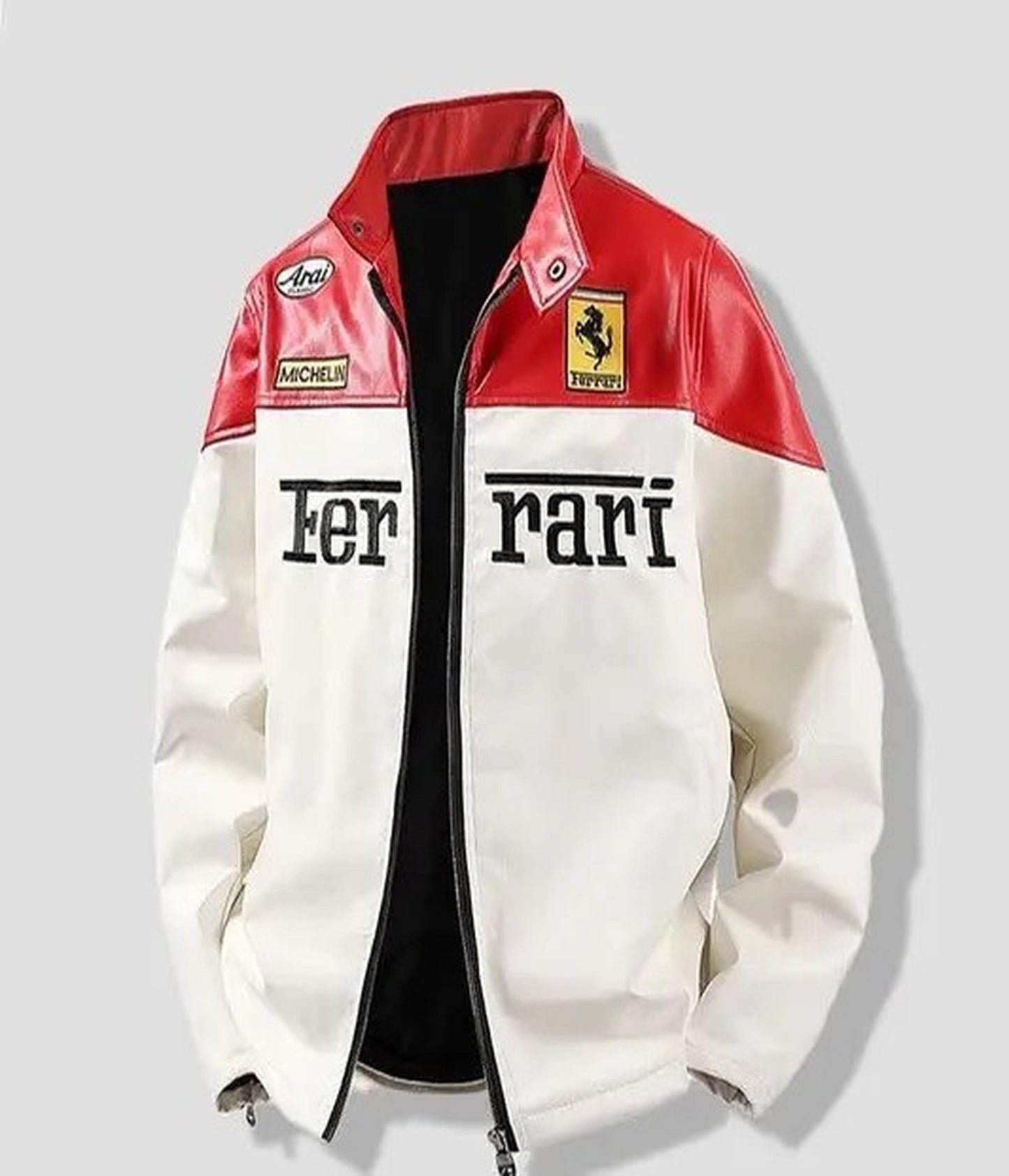 Premium Ferrari Jacket 2.0 (Red&White)