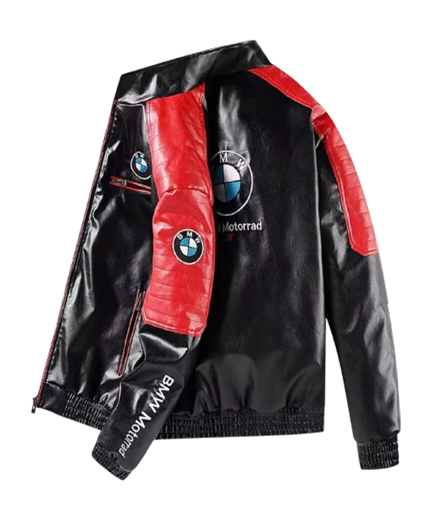 Premium BMW Jacket (Red-Black)