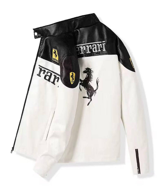 Premium Ferrari Jacket 2.0 (Black&White)