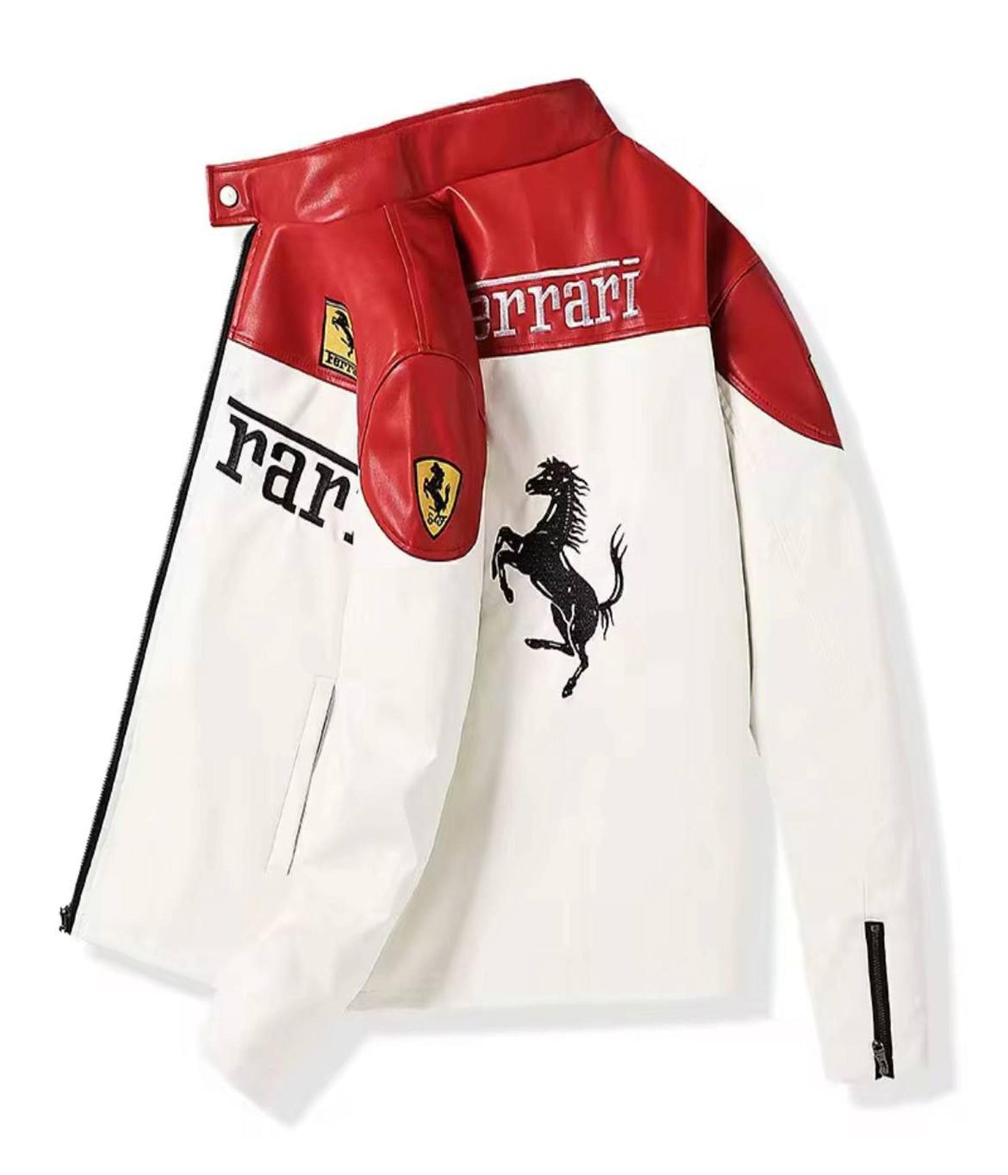 Premium Ferrari Jacket 2.0 (Red&White)