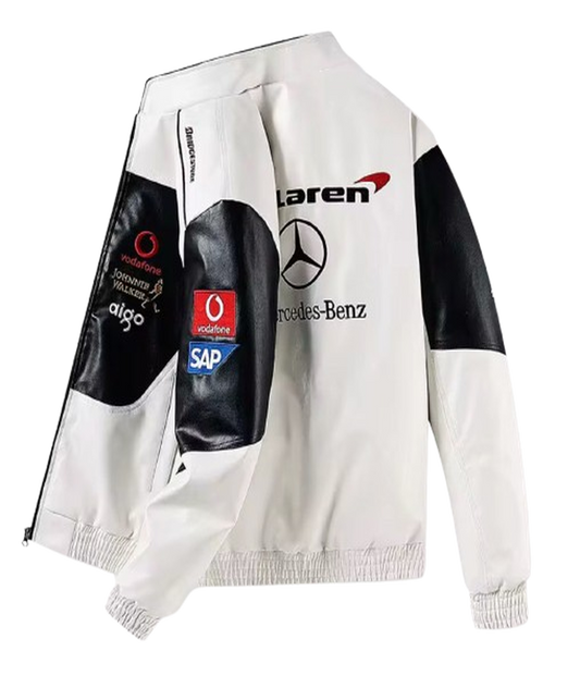 Premium Mercedes Jacket (White)